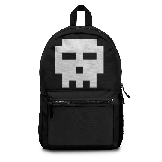 Scott Pilgrim 8-bit Skull Vector Backpacks