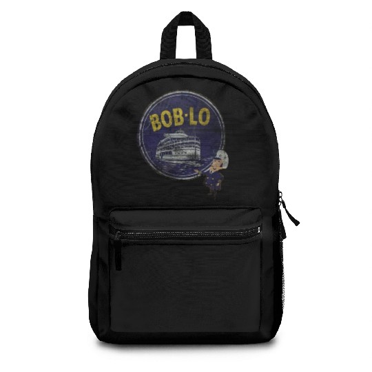 Vintage Retro Classic Cute Detroit Boblo Island Backpacks