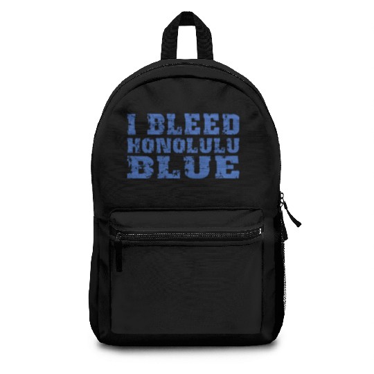 I Bleed Honolulu Blue Detroit Backpacks