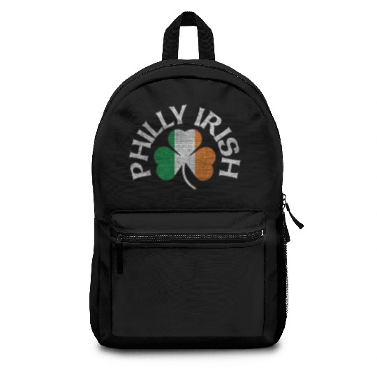 Philly Irish Shamrock Flag Apparel Backpacks