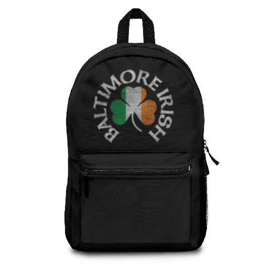 Baltimore Irish Shamrock Flag Apparel Backpacks