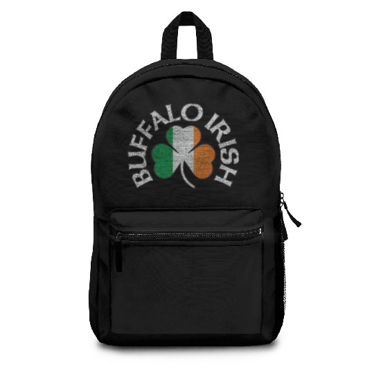 Buffalo Irish Shamrock Flag Clothing Backpacks