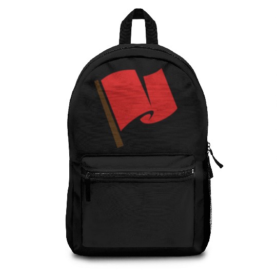 Waving Red Flag Backpacks