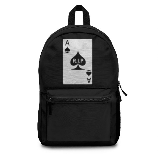 Rest in Peace Ace of Spades Backpacks