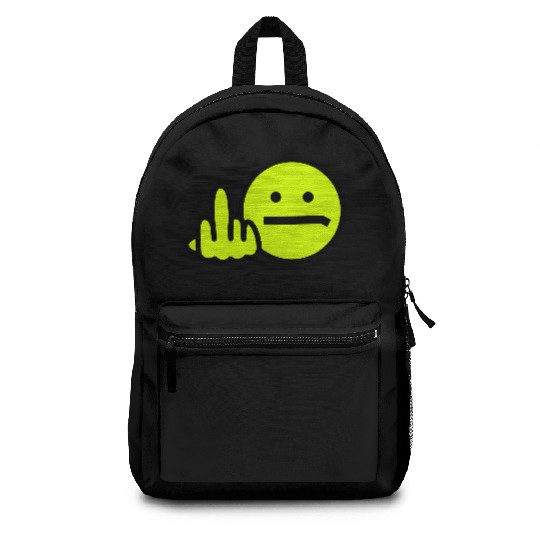 Angry Smiley technical remix Backpacks