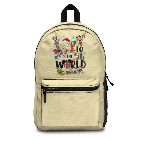 Joy to the world Disney Christmas Backpacks, Epcot world tour Christmas Backpacks