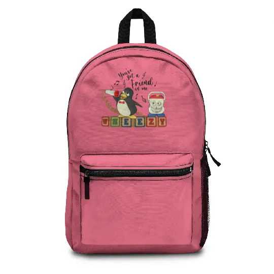 Disney Toy Story Penguin Wheezy Sing Backpacks, You've Got A Friend In Me Backpacks