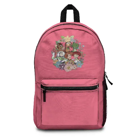 Floral Toy Story Characters Backpacks, Disney Toy Story Backpacks