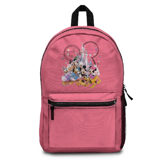 Disney Watercolor Mickey Castle Backpacks, Disney Castle Backpacks