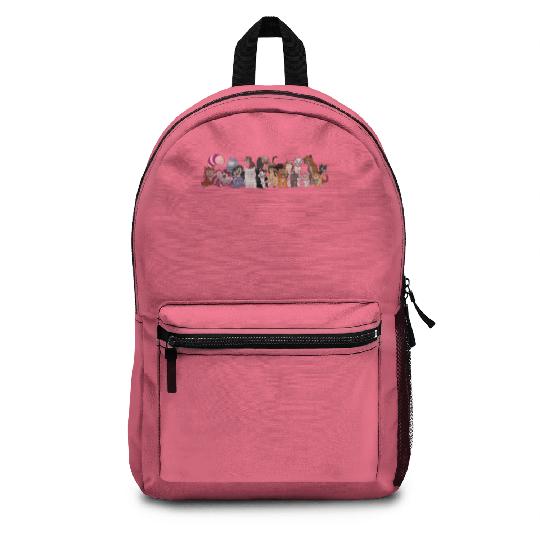 Disney Cats Backpacks, Men's Disneyland Backpacks, Cats Of Disney Backpacks, Cat Dad Backpacks
