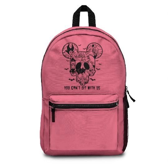 You Cant Sit With Us Disney Villains  Backpacks, Villains Halloween Backpacks