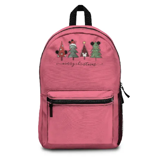 Discover Disney Mickey Mouse Tree Merry Christmas Backpacks