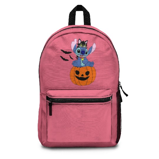 Stitch Pumpkin Backpacks, Disney Backpacks, Stitch Halloween Backpacks, Disney Stitch Backpacks