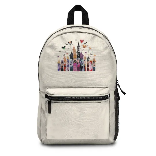Villains Castle Halloween Backpacks, Disney Villain  Backpacks