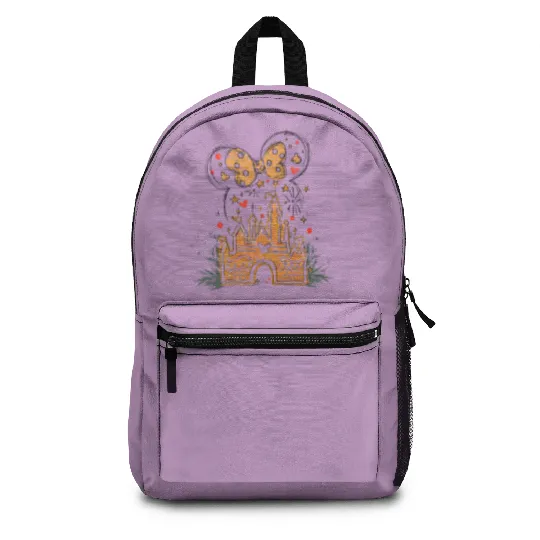 Disney Castle Gingerbread Minnie Mouse Christmas Backpacks, Mickeys Very Merry Christmas Backpacks