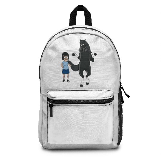 Tina and Jericho  : Bobs Burgers Family Shirt, Bobs Burgers Vintage Backpacks