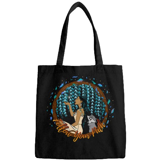 Disney Pocahontas Follow Your Path Circle Text Bags