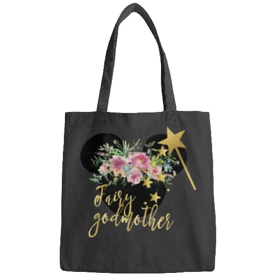 fairy godmother shirt, godmother gift, disney fairy godmother shirt, godmom shirt, godmother shirt, godparent gift, new godmother gift Bags