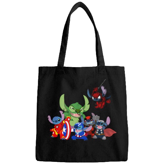 Stitch Avengers Marvel Deadpool Disneyland Bags