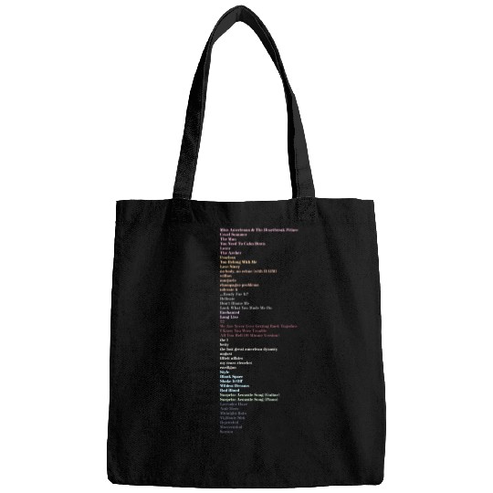 eras tour UPDATED SETLIST Bags