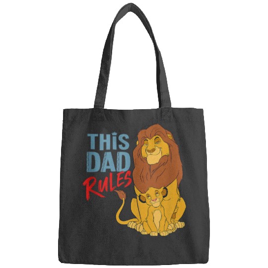 Disney The Lion King Simba and Mufasa This Dad R Bags