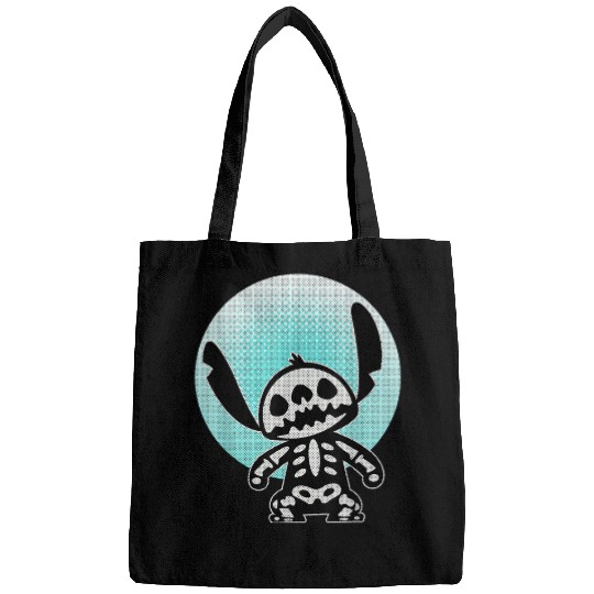 Disney Stitch Skeleton Halftone Bags