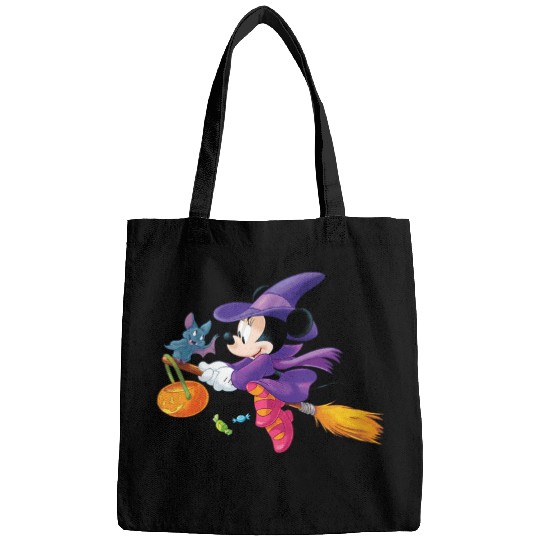 Womens Disney Halloween Minnie Mouse Flying Witc Bags