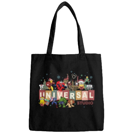Universal Studios Christmas Bags, Disneyland Christmas Bags