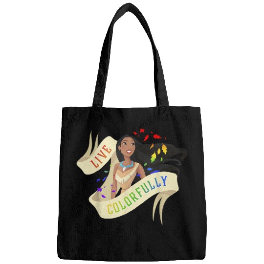 Disney Pocahontas Rainbow Live Colorfully Portrait Bags