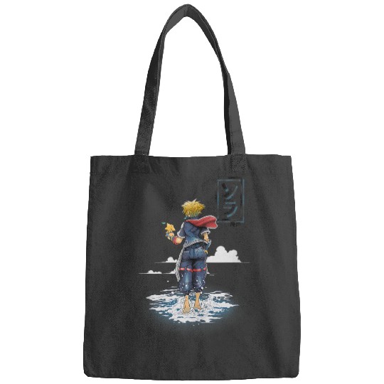 Disney Kingdom Hearts Sora Walking On Water Big Chest Poster Bags