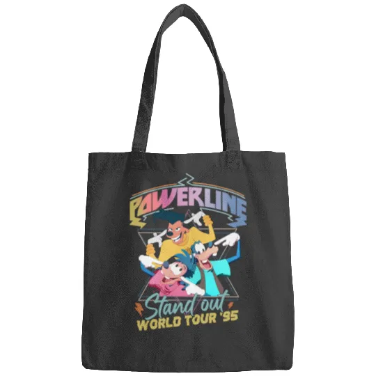 Retro Disneys A Goofy Movie Powerline World Tour 95' Shirt, A Goofy Movie Shirt, Vintage Disneys Powerline Bags