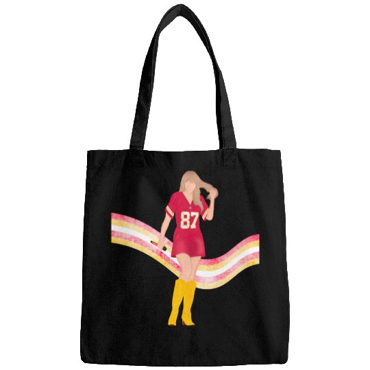 taylorr Swift x Travis Kelce Jersey (V5) Bags