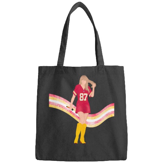 taylorr Swift x Travis Kelce Jersey (V5) Bags