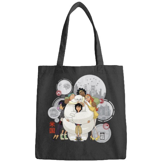 Disney Big Hero 6 TV Series Baymax Hugs Graphic Bags