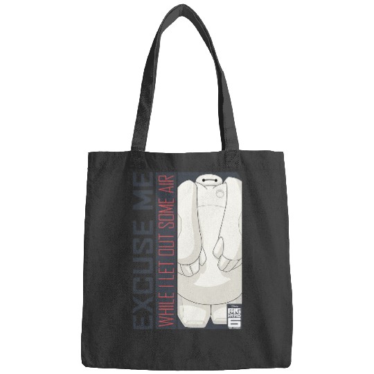 Disney Big Hero 6 TV Series Baymax Excuse Me Graphic Bags