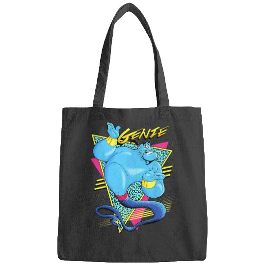 Disney Aladdin Genie Retro Abstract Portrait Logo Bags