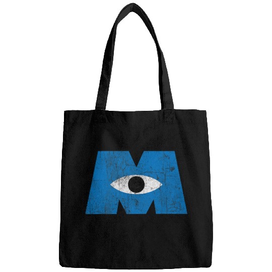 Disney Pixars Monsters Inc Distressed Cyclops Blue Logo Bags