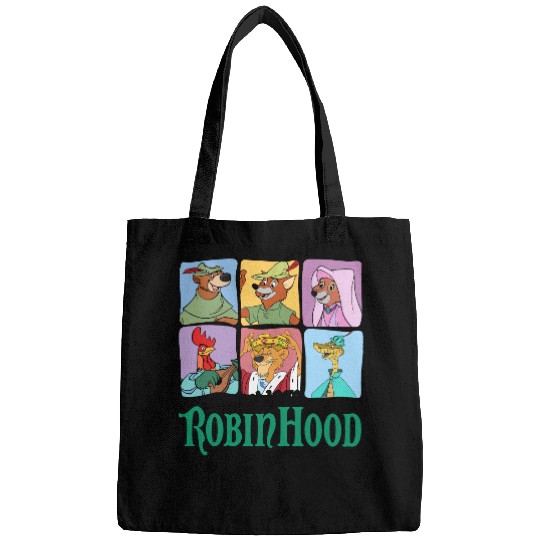 Retro Disney Robin Hood Characters Est. 1973 Bags