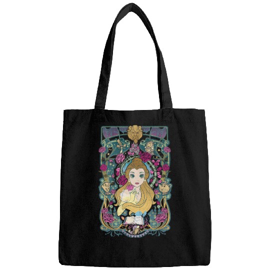 Disney Beauty And The Beast Belle Surrounded Graphic Bags
