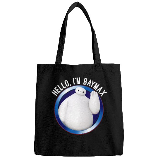 Disney Big Hero 6 Baymax Wave Hello Circle Graphic Bags