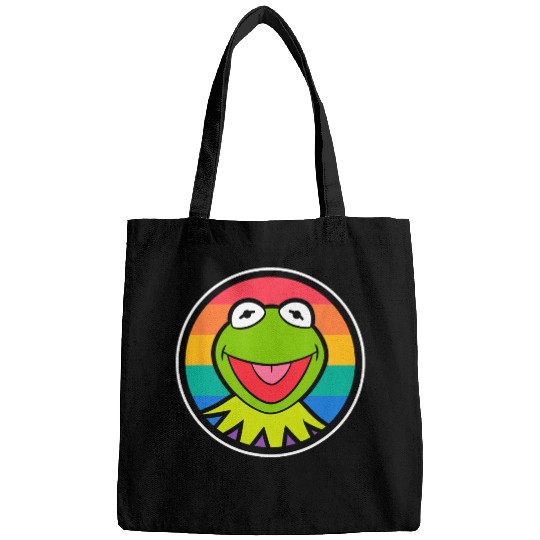 Disney The Muppets Pride Kermit Rainbow Face Portrait Bags