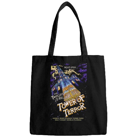 Vintage Tower Of Terror Bags, Disney Rides Bags, Disneyworld Disney Bags, Hollywood Studios Bags