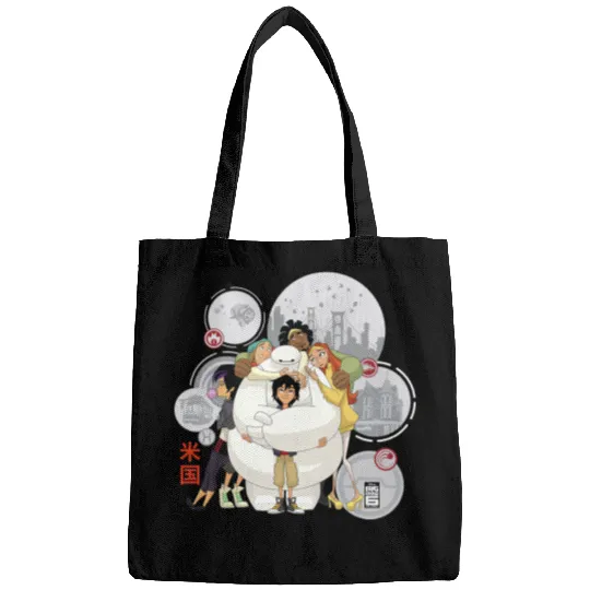 Disney Big Hero 6 TV Series Baymax Hugs Graphic Bags