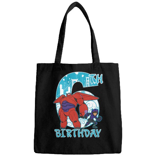 Disney Big Hero 6 Baymax Hiro 6th Birthday Graphic Bags
