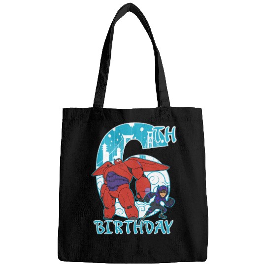 Disney Big Hero 6 Baymax Hiro 6th Birthday Graphic Bags