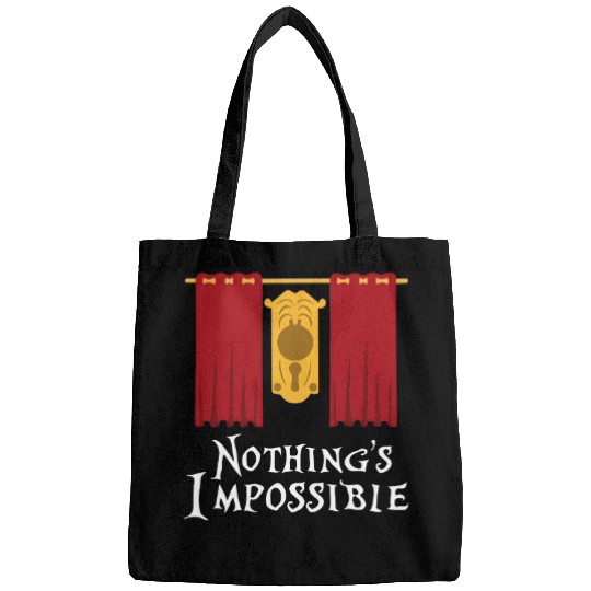 Alice in Wonderland Quote Bags, Nothing's Impossible, The Doorknob Disney Bags