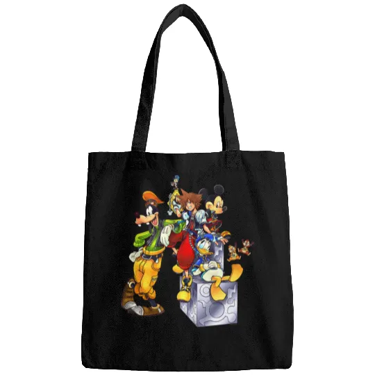 Disney Kingdom Hearts Goofy Mickey & Donald Sora Block Shot Bags