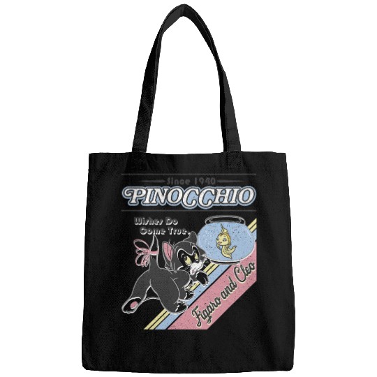 Disney Pinocchio Wishes Do Come True Figaro And Cleo Retro Bags