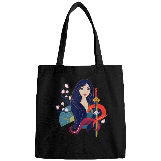 Disney Princess Mulan and Mushu Modern Art Deco Style Bags