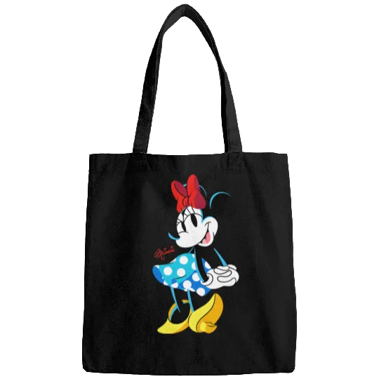 Disney Minnie Mouse Polka-Dot Skirt Cute Retro  Pose Bags